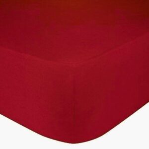 Hoeslaken Rood Jersey – Comfort en Perfecte Pasvorm