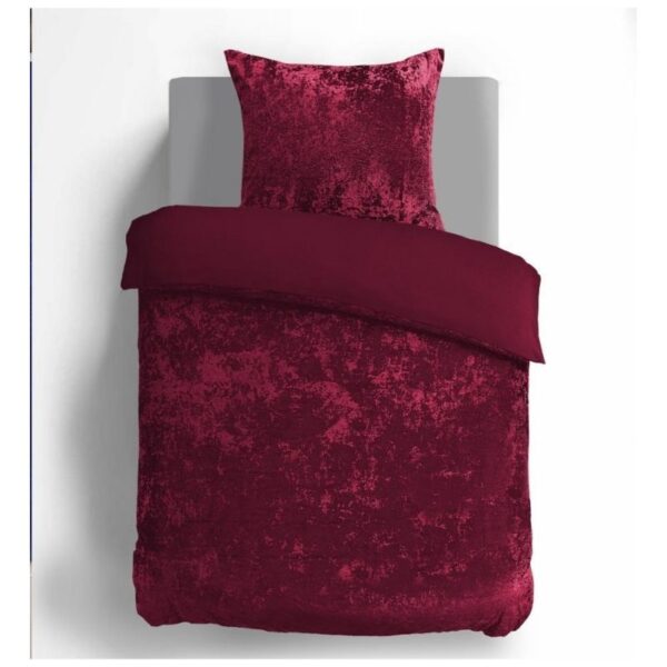 Dekbedovertrek Rood Velvet – Luxe en Comfortabel - Image 2